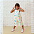Macacão Infantil Feminino Xadrez com Estampa Floral – Look Estiloso e Fresquinho para Meninas - Imagem 2