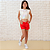 Short Infantil Jeans Menina Sofia - Imagem 1