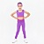 Conjunto Infantil Fitness Calça com Top Hadassa - Imagem 2