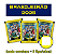 5 Envelopes Brasileirão 2025 Panini Campeonato Brasileiro - Imagem 1