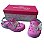 SANDÁLIA POP BABY FEMININO PINK / GLITER PRATA N° 23/24 - Imagem 1