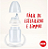 COPO TREINAMENTO NUK FIRST CHOICE BAMBI ROSA 150ML - Imagem 5