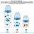 KIT MAMADEIRAS NUK STARTER FIRST CHOICE ANTICÓLICA  AZUL C/3 TAMANHOS - Imagem 4