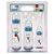 KIT MAMADEIRA KUKA NATURAL COLOR PLUS GIRAFA AZUL C/03 UNIDADES - Imagem 2