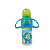 MAMADEIRA KITSTAR HAPPY ZOO ELEFANTE C/ ALÇA AZUL 230ML - Imagem 1
