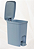 LIXEIRA PLASUTIL TRAMA C/ PEDAL AZUL 7 LITROS - Imagem 1