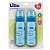 KIT COM DUAS MAMADEIRAS DIVERTIDAS 240ML MENINO - Imagem 1