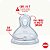 MAMADEIRA NUK FISRT CHOICE CONTROLE TEMPERATURA FLOW 360ML 6+- MENINA - Imagem 3