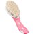 ESCOVA DE CABELO CERDAS NATURAIS BABY BRUSH NUK ROSA - Imagem 1