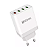 Carregador de Tomada USB 4 Saídas 5V 9V 2.4A 3.6A 18W HS-385 - HREBOS - Imagem 1