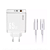 Carregador de Tomada Completo 1 Saída USB-C e 1 Saída USB 65W com Cabo Tipo-C x Lightning - Kaidi - Imagem 1