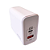 Carregador de Tomada Completo 1 Saída USB-C e 1 Saída USB 65W com Cabo Tipo-C x Lightning - Kaidi - Imagem 2