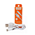 Cabo Tipo C para USB 1M Branco - Kaidi - Imagem 1