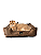 Cama Pet Cachorro & Gato- Suede- Veludo- P- Marrom - Imagem 1