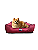 Cama Pet Cachorro & Gato- Suede- Veludo- M- Marsala - Imagem 1