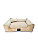 Cama Pet Cachorro & Gato- Suede- Veludo- G- Bege - Imagem 4