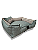 Caminha Pet Cachorro & Gato- Impermeável- Acquablock- G - Verde Chevron - Imagem 3