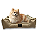 Caminha Pet Cachorro & Gato- Impermeável- Acquablock- M - Bege - Imagem 1