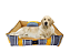 Caminha de Cachorro- Impermeável- Acquablock- XG- Amarelo - Imagem 2