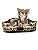 Caminha Pet Cachorro & Gato- Impermeável- Acquablock- P- Marrom Mármore - Imagem 1