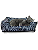 Caminha Pet Cachorro & Gato- Impermeável- Acquablock- P- Preto Geométrico Listrado - Imagem 2