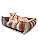 Caminha Pet Cachorro & Gato- Impermeável- Acquablock- P- Vermelho Listrado - Imagem 2