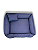 Cama Pet Cachorro & Gato 100% Algodão- Brim- M- Azul - Imagem 3