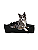 Cama Pet Cachorro & Gato- 100% Algodão- Brim- GG- Preto - Imagem 1
