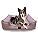 Caminha Pet Cachorro & Gato- Impermeável- Linho- GG-  Rosa - Imagem 1