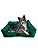 Cama de Cachorro- Impermeável- Nylon- GG- Verde-Bandeira - Imagem 1