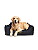 Cama Pet Cachorro & Gato - Impermeável- Nylon- XG- Azul-Marinho - Imagem 1