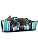Caminha Pet Cachorro & Gato- Impermeável- Acquablock- P- Azul Listrado - Imagem 3