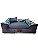 Caminha Pet Cachorro & Gato- Impermeável- Acquablock- P- Azul Floral - Imagem 4
