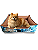 Caminha Pet Cachorro & Gato- Impermeável- Acquablock- M - Terracota Folhas - Imagem 1