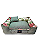 Caminha Pet Cachorro & Gato- Impermeável- Acquablock- M - Verde Floral - Imagem 3