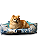 Caminha Pet Cachorro & Gato- Impermeável- Acquablock- M - Verde Folhas - Imagem 1