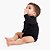 GUARDIÃO CO- BODY BEBÊ MANGA LONGA- TAMANHO G- 100% ALGODÃO- PRETO - Imagem 7