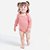 GUARDIÃO CO- BODY BEBÊ MANGA LONGA- TAMANHO M- 100% ALGODÃO- ROSA BEBÊ - Imagem 1
