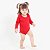 GUARDIÃO CO- BODY BEBÊ MANGA LONGA- TAMANHO RN- 100% ALGODÃO- VERMELHO - Imagem 5