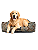 Cama Pet- XG- Impermeável- Malaga- Mosaico Terracota - Imagem 1