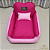 Cama Pet- M- 100% Algodão- Brim- Pink- Bercinho - Imagem 1