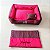 Kit Caminha em Brim + Jogo Americano- G- 100% Algodão Pink- Tradicional - Imagem 1