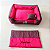 Kit Caminha em Brim + Jogo Americano-XG - 100% Algodão Pink- Tradicional - Imagem 1