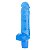 PÊNIS DILDO EM JELLY AZUL COM VIBRO - Imagem 1