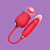 SUGADOR EM FORMATO DE ROSA + VIBRADOR VAI E VEM - Imagem 1