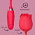 SUGADOR EM FORMATO DE ROSA + VIBRADOR VAI E VEM - Imagem 3