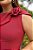 Vestido Luciana Midi Vermelho Elegante - Imagem 4