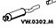 ESCAPE INTERMEDIARIO SANTANA / QUANTUM / VERSAILLES VW0302M - Imagem 1