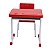 Kit Escolar Individual – (Mesa e Cadeira) – INFANTIL 03 a 06 Anos COR VERMELHO – 41090 - Imagem 3