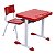 Kit Escolar Individual – (Mesa e Cadeira) – JUVENIL 06 a 09 Anos COR VERMELHO – 41082 - Imagem 3